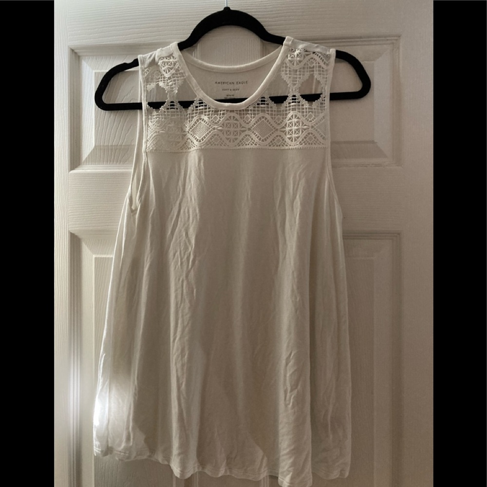 Womens American Eagle white tank M